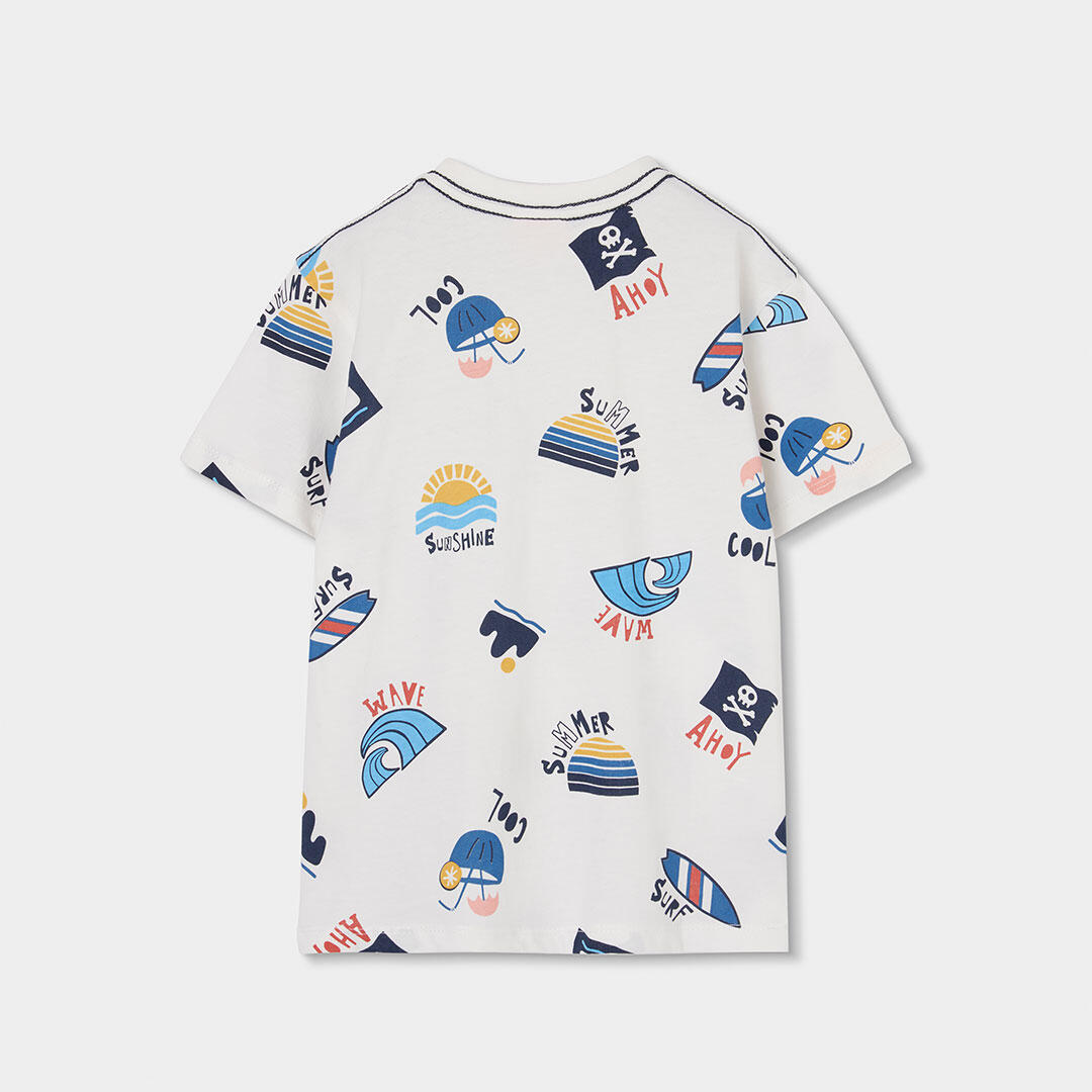 Camisetas de verano de gimnasia kids niño boboli multicolor 2/4