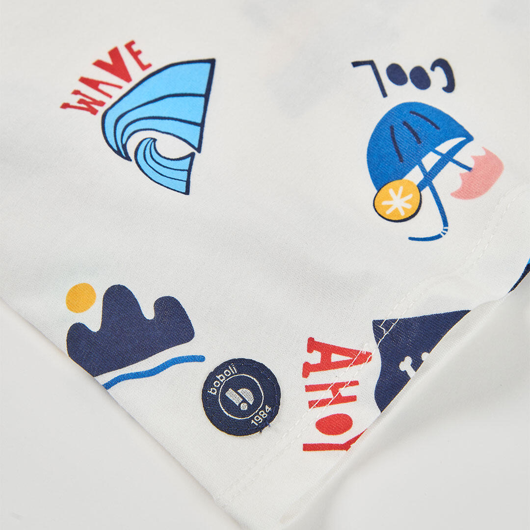 Camisetas de verano de gimnasia kids niño boboli multicolor 4/4