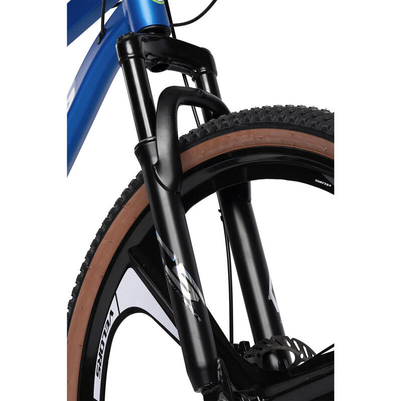 Bicicletă MTB semi-rigidă Power 21v Albastru/Verde