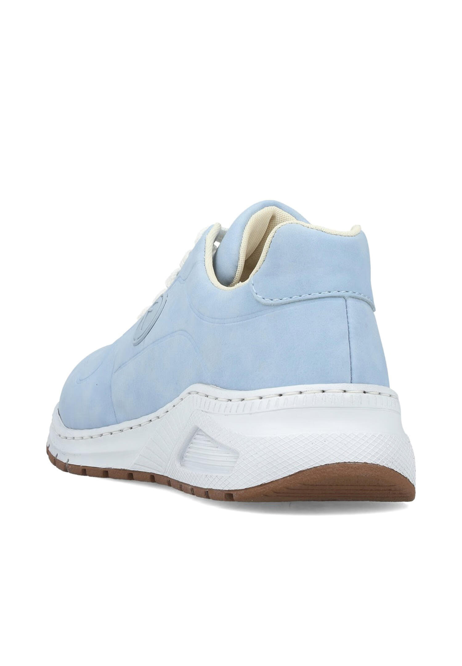 Rieker Damen Sneaker Low Halbschuhe Schuhe M4903- 12 Blau extra Weit 4/5