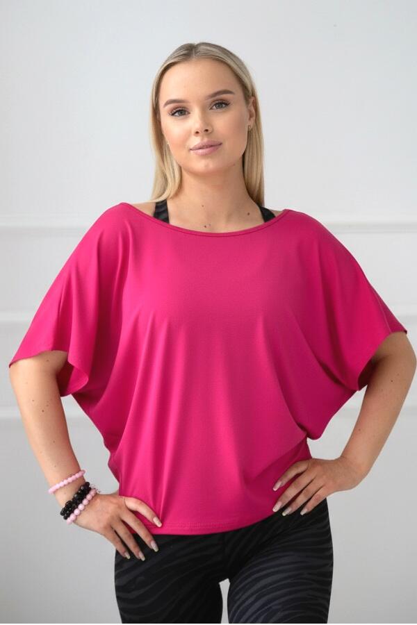 Blouse ample de danse pour femme Salsa raspberry 2skin 2/5