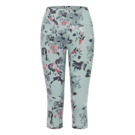 Legging ¾ Motif/style Floral INFLUENTIAL Femme (Vert Pâle)