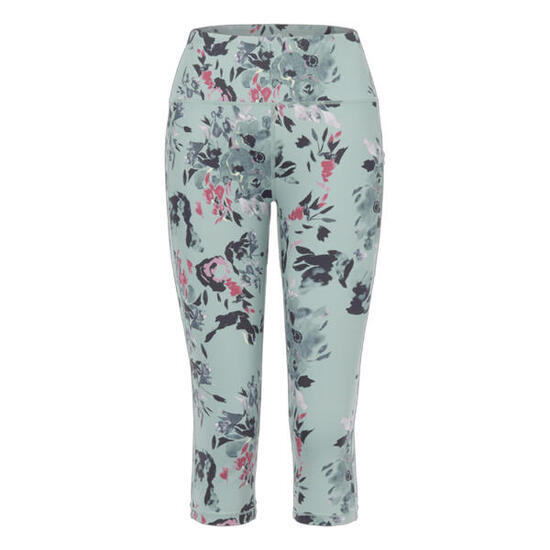 Legging ¾ Motif/style Floral INFLUENTIAL Femme (Vert Pâle)
