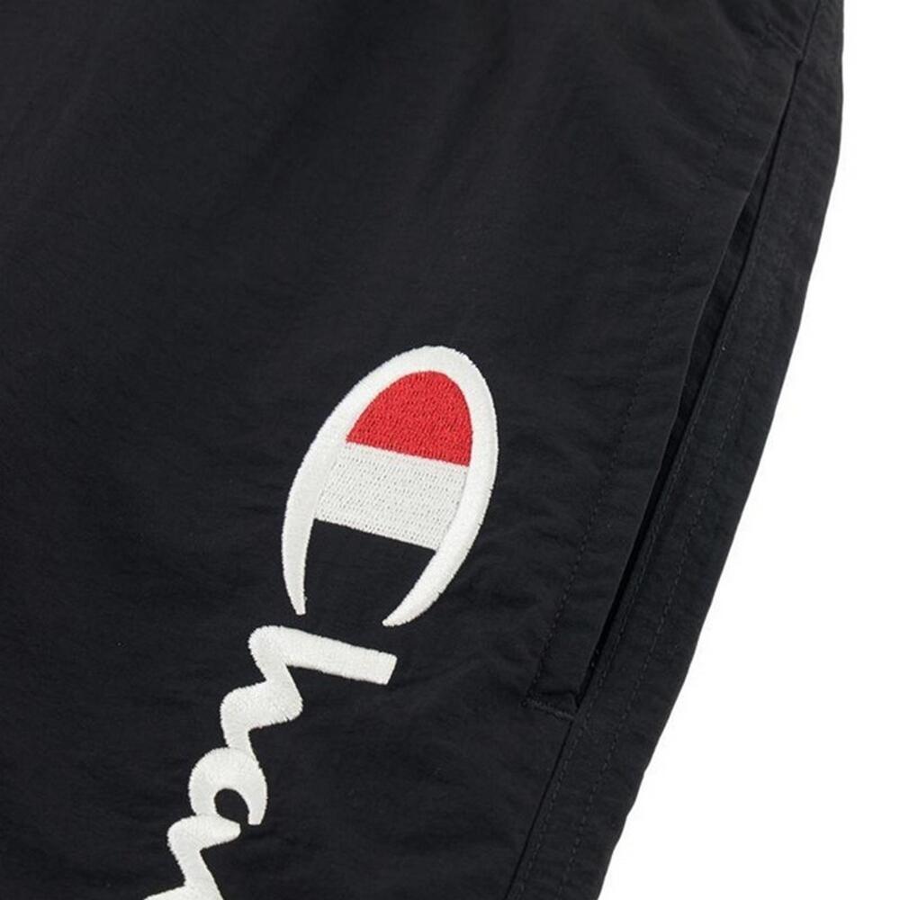 Costume Da Bagno A Pantaloncino Logo Ricamato Uomo Champion Nero 3/4