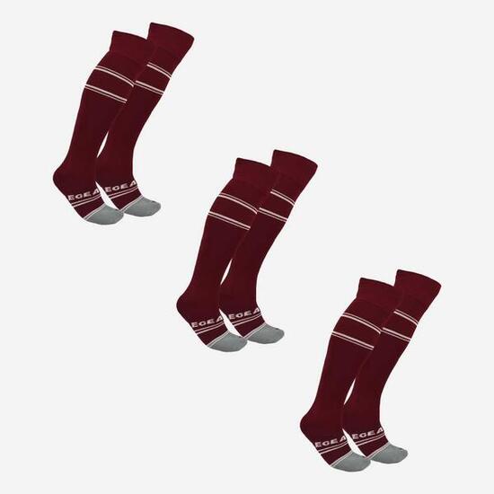 Lot de 3 paires de chaussettes de football Kenya