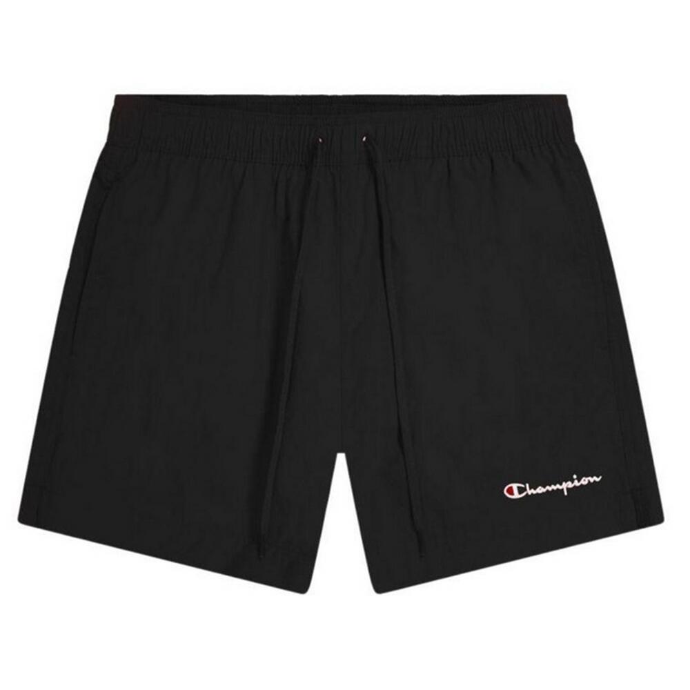 Short De Bain Motif/style Logo Brodé Homme (Noir) 2/3