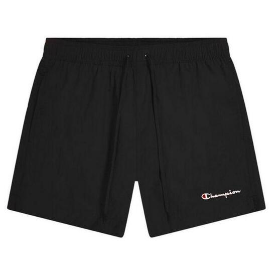 Short De Bain Motif/style Logo Brodé Homme (Noir)