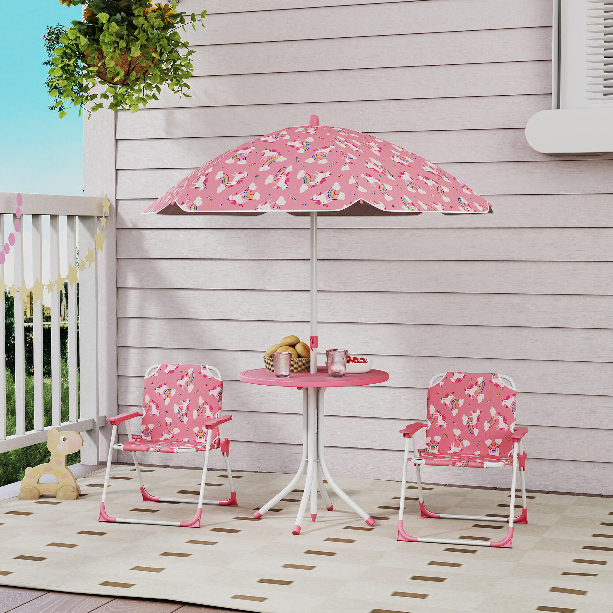 Conjunto Infantil Jardín AIYAPLAY 49.5x49.5x50 cm Rosa 2/5
