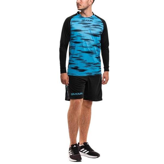 Ensemble Kit De Gardien De But Adulte (Noir / Bleu)