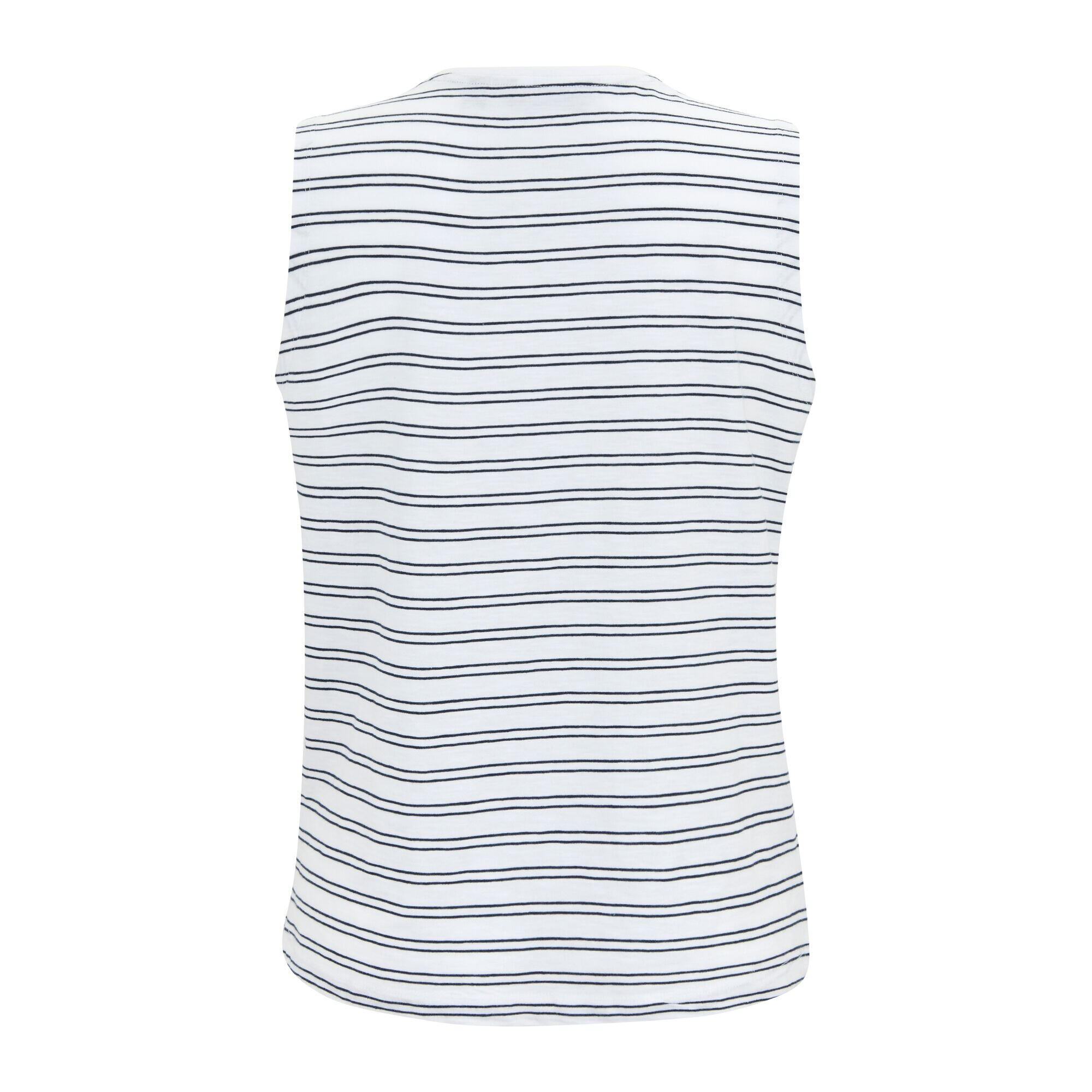 Dames Fariene Vest Top (Wit, Marine) 2/5