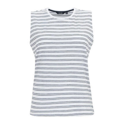 Débardeur FARIENE Femme (Blanc / Bleu Marine)