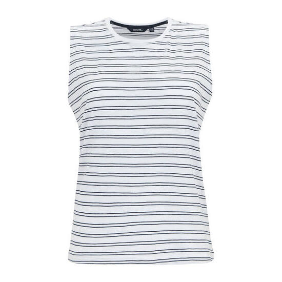 Débardeur FARIENE Femme (Blanc / Bleu Marine)