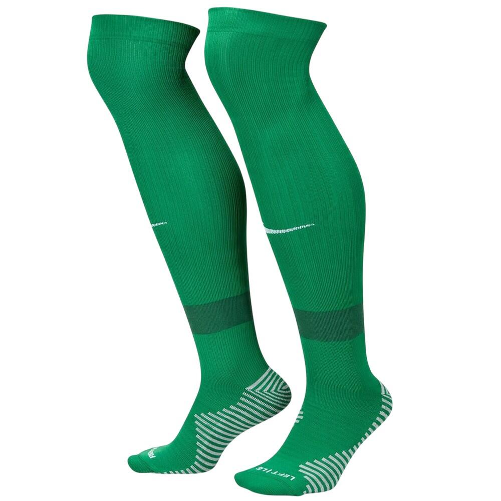 Womens/Ladies Strike Knee Length Football Socks (Green)