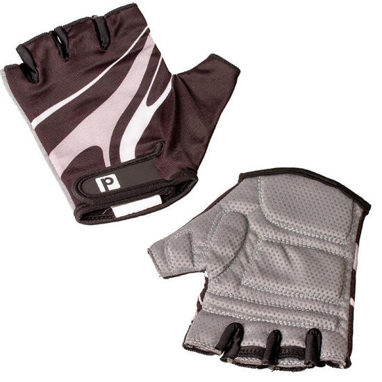 Rękawiczki rowerowe bez palców Profex XS/S wzmacniane szare