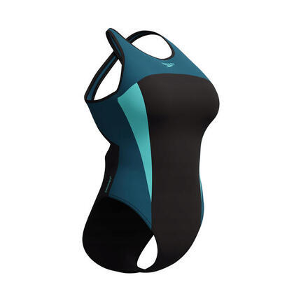 Maillot De Bain 1 Pièce SPLICE Femme (Vert)