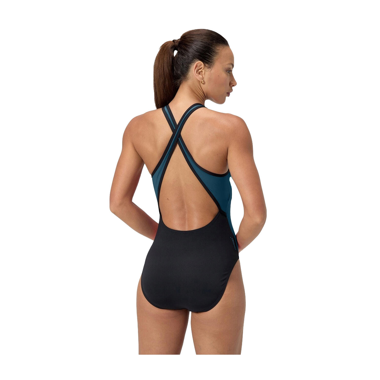 Maillot De Bain 1 Pièce SPLICE Femme (Vert) 4/4