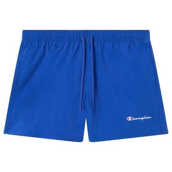 Short De Bain Motif/style Logo Brodé Homme (Bleu)