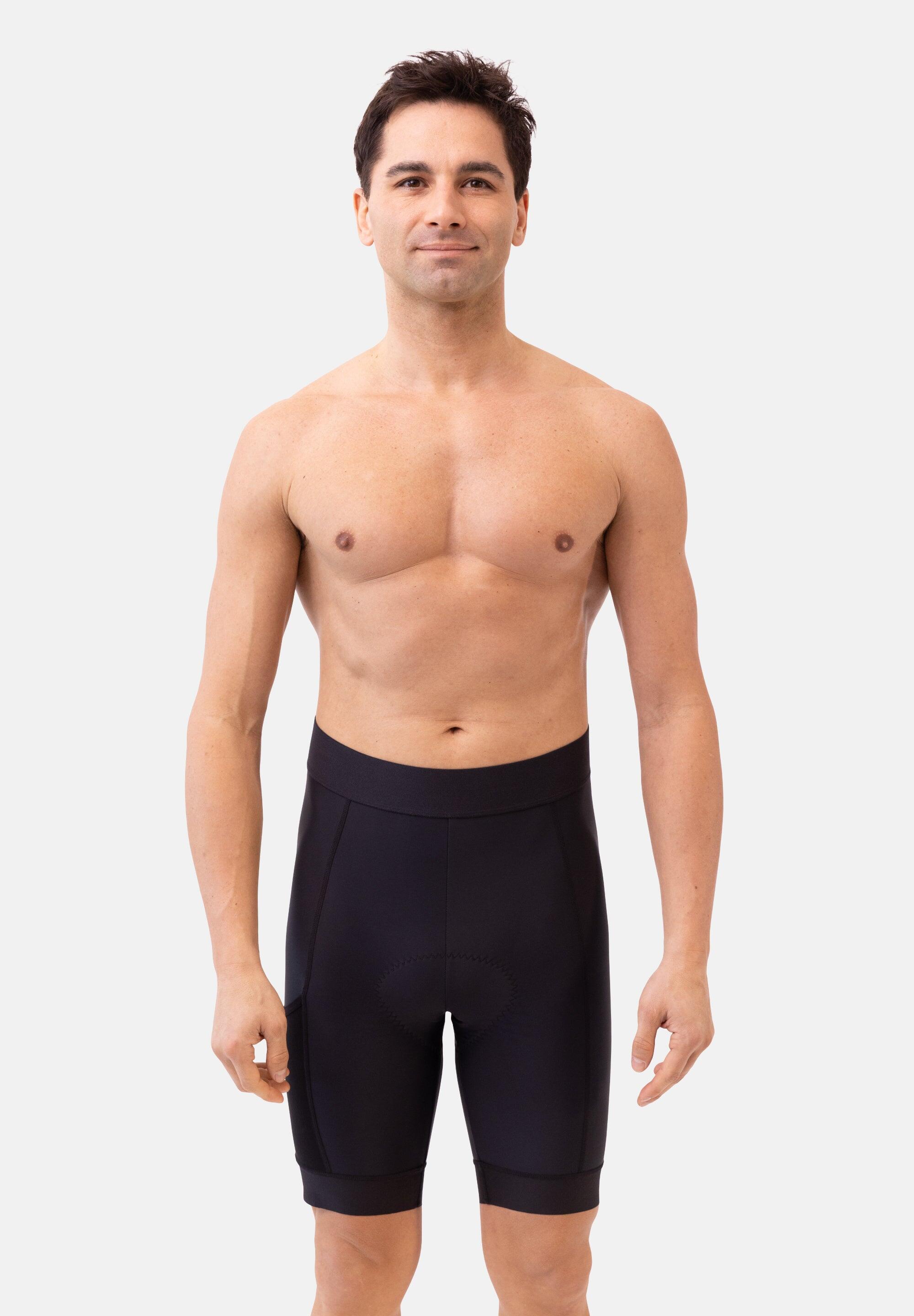 Heren fietsbroek met 3D padding sneldrogend 3/5