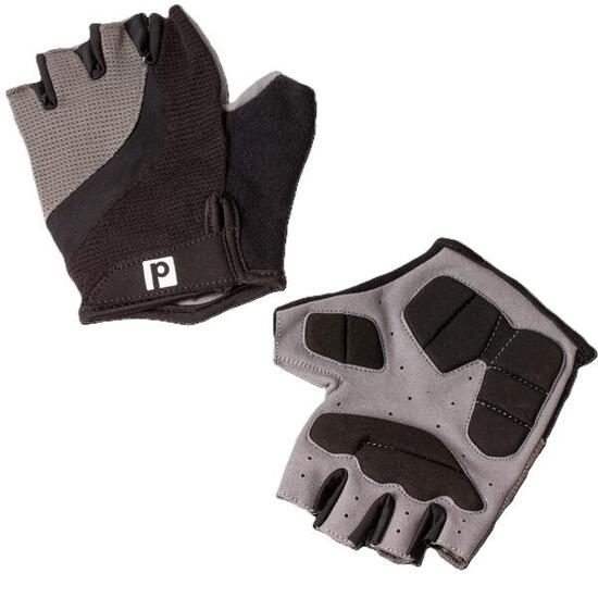 Rękawiczki rowerowe bez palców Profex S/M wzmacniane szare