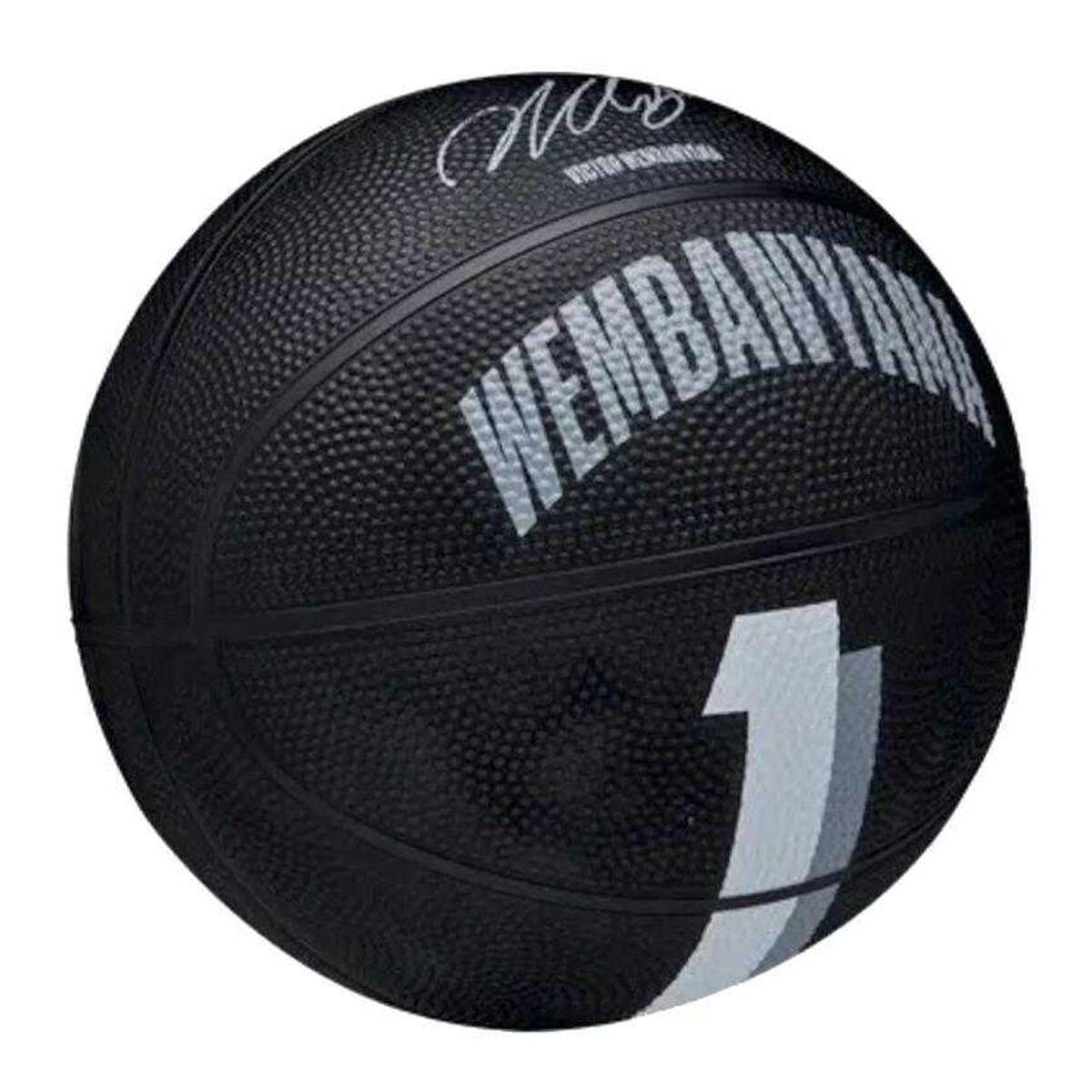 Ballon De Basket Motif/style NBA VICTOR WEMBANYAMA (Noir) Taille 3 4/4