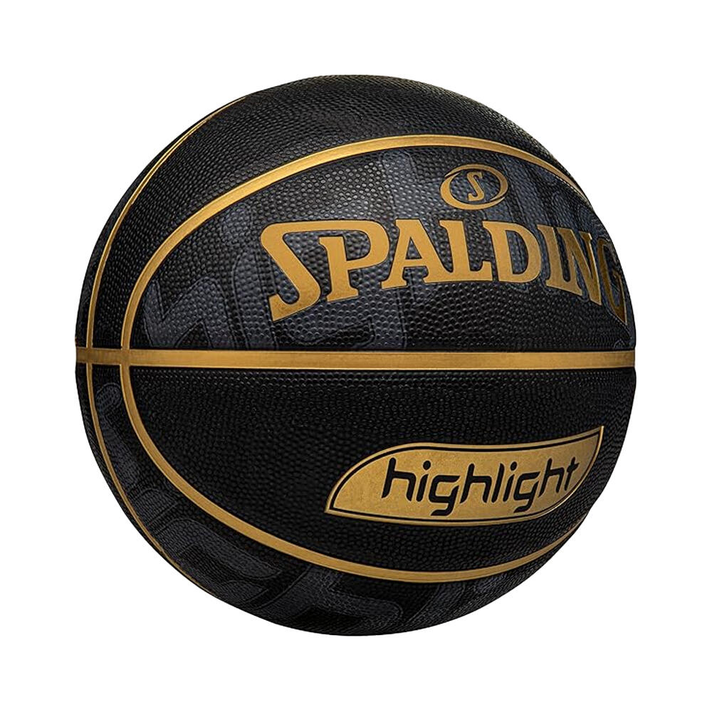 Ballon De Basket HIGHLIGHT (Noir / Marron) Taille 7 2/2