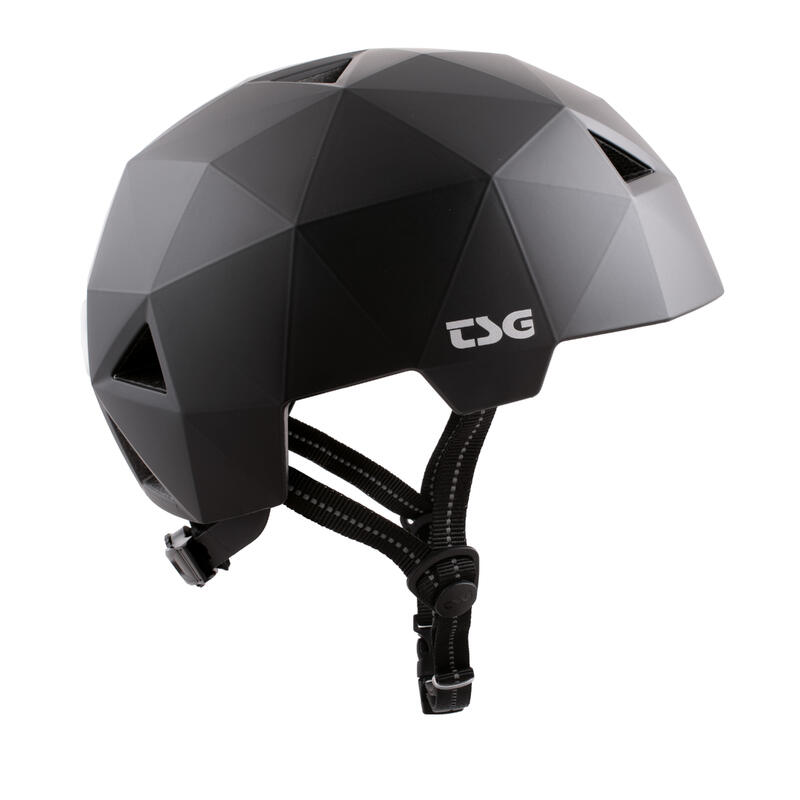 Cască - Geo Solid - Negru satinat - Mărime L/XL -