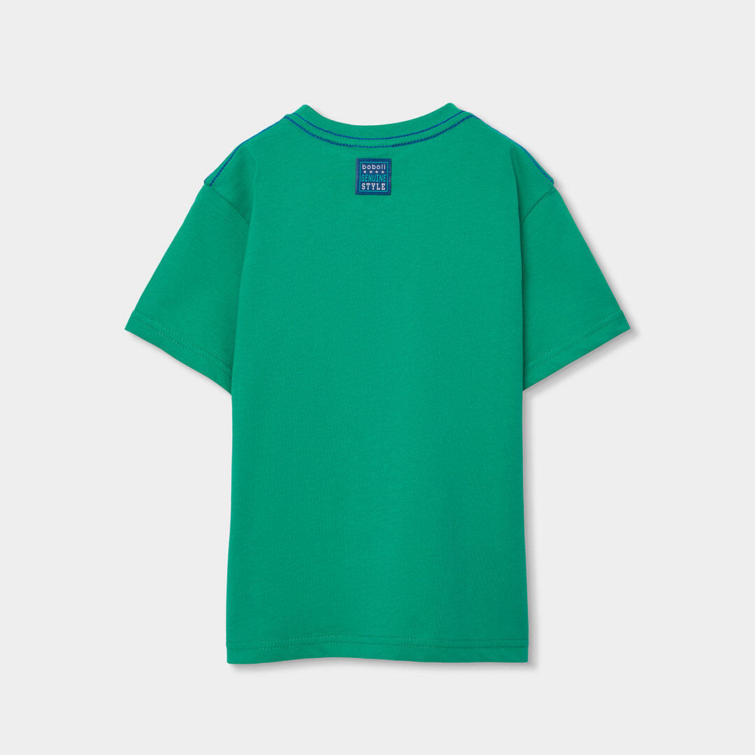 Conjuntos de verano de gimnasia kids niño boboli azul 4/7