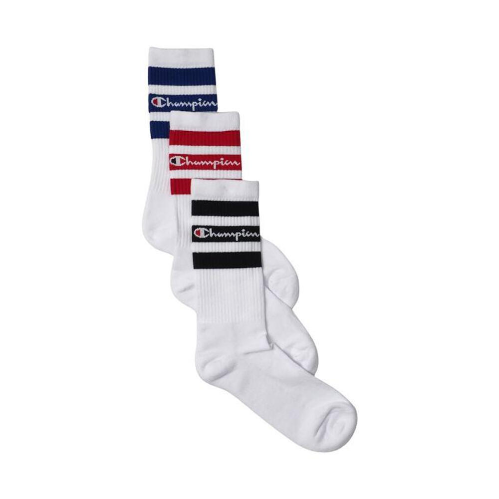 Unisex Adult Crew Socks (Pack of 3) (White)
