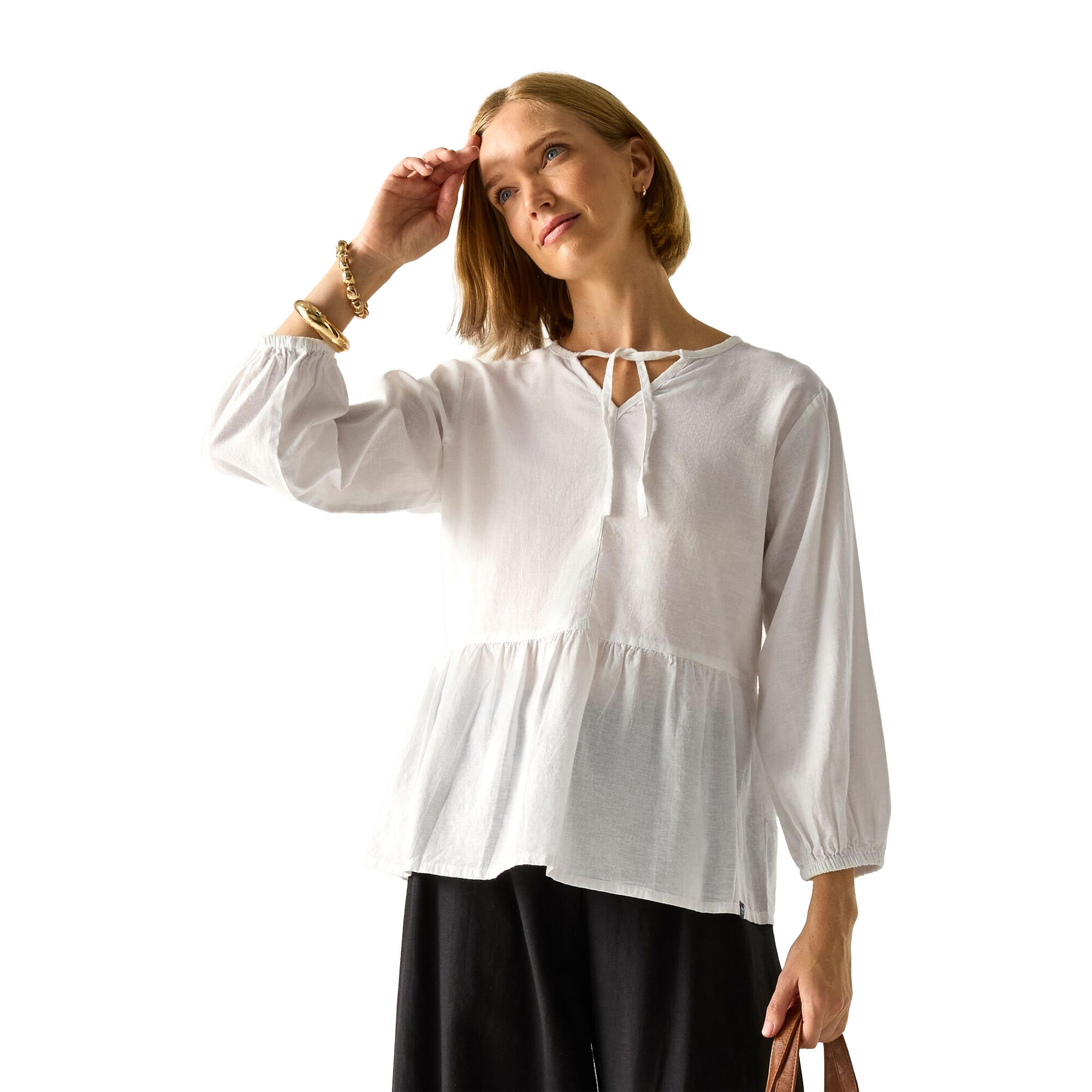 Haut PRIMDEN Femme (Blanc) 4/5