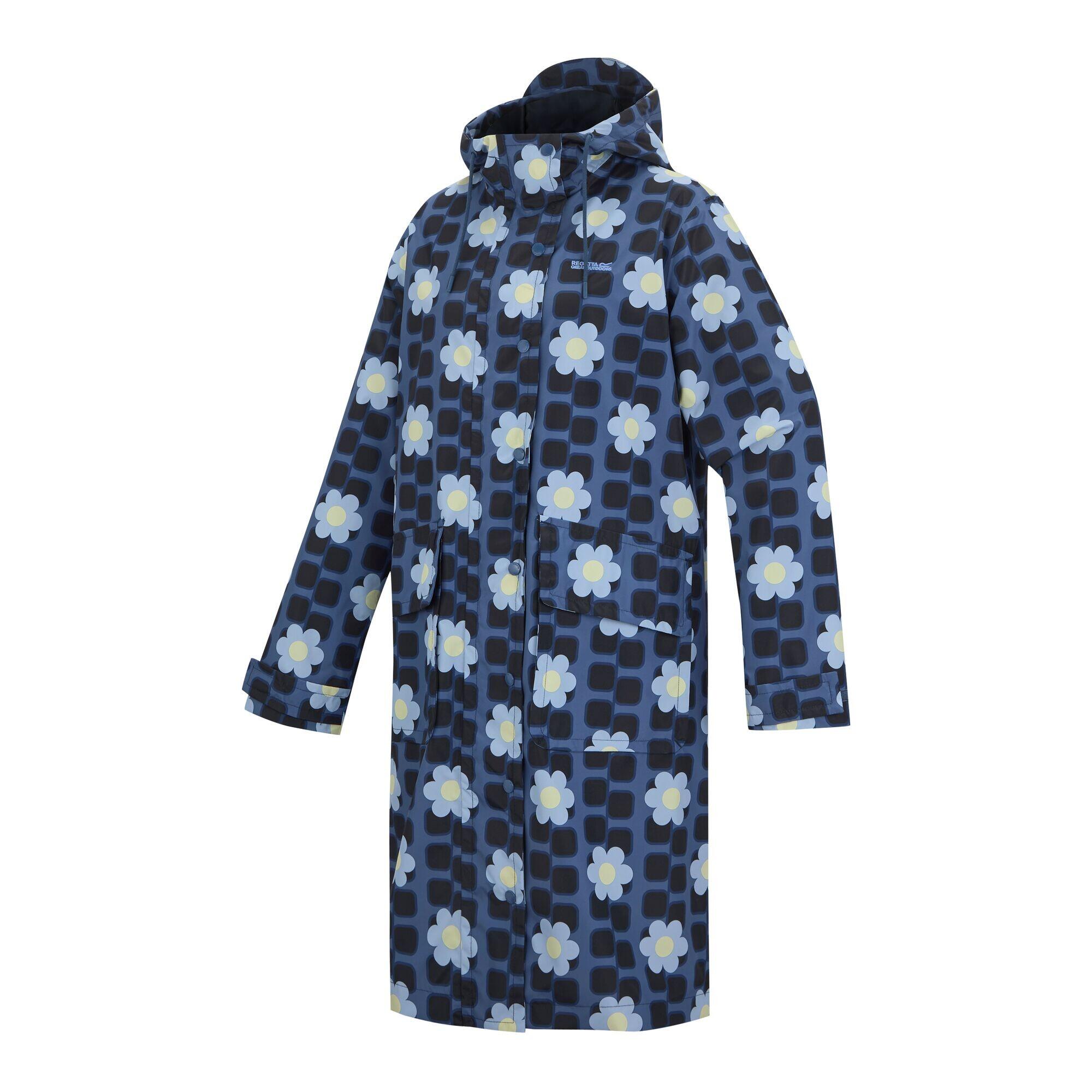 "Orla Kiely" Jacke, wasserfest für , Lang Damen Blau 3/5