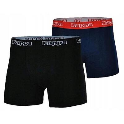 Boxershorts voor heren (set van 2) (grijs/zwart)