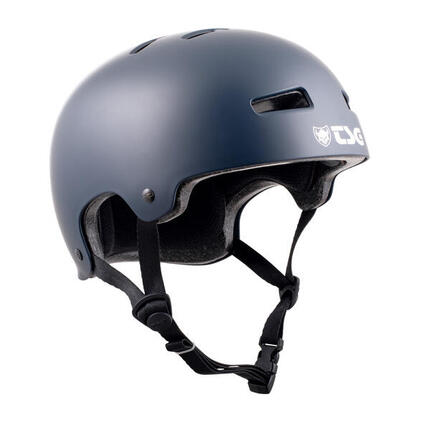 Schutzausrüstung - Helm Evolution Solid - Satin Midnight Blue S/M - TSG