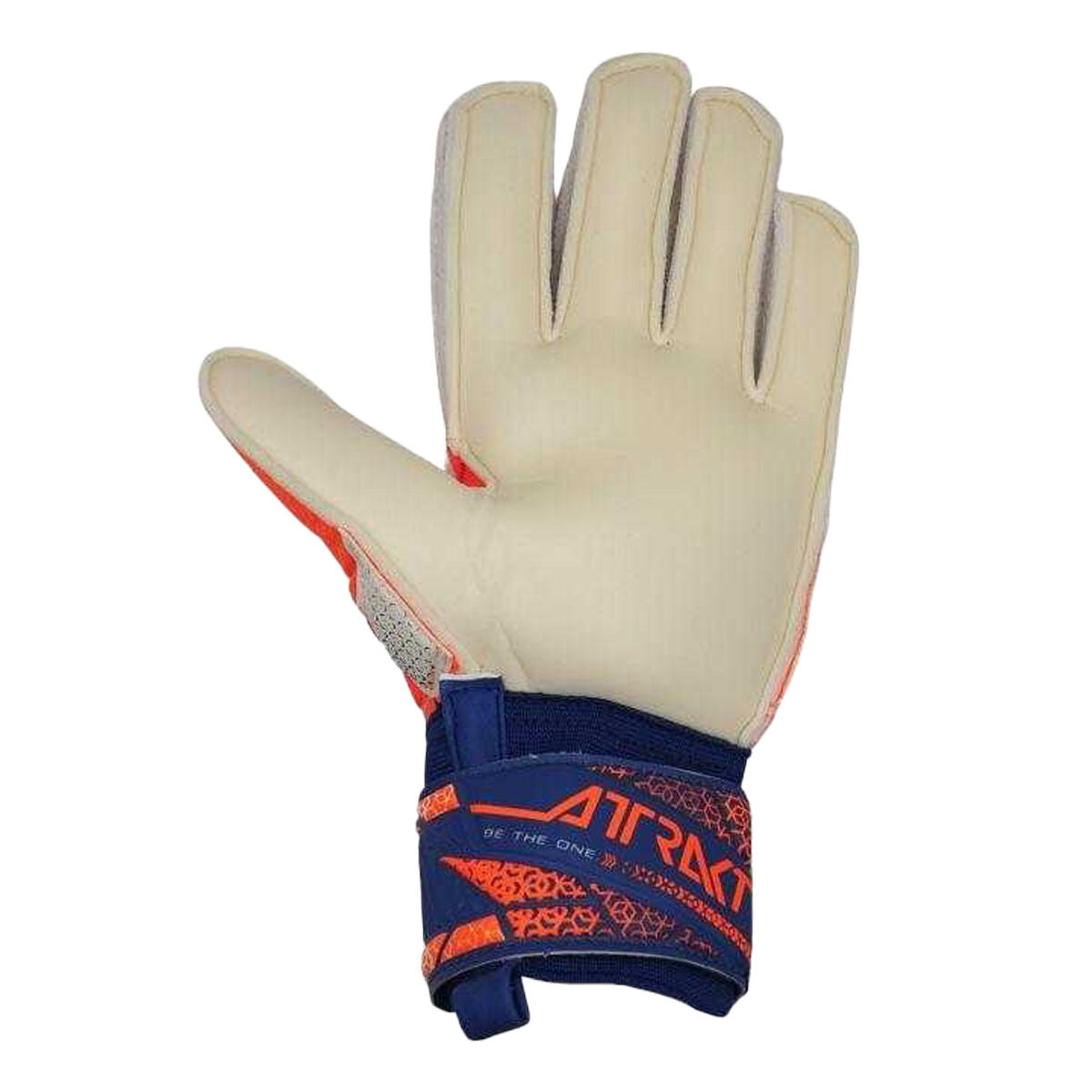 Guantes de Portero Attrakt Solid para Hombre Blanco, Naranja 2/3