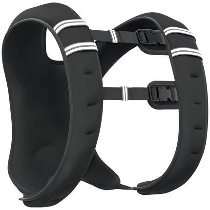 Gilet lesté de 5 kg / 8 kg / 10 kg, ajustable et avec poids amovibles, idéal pou
