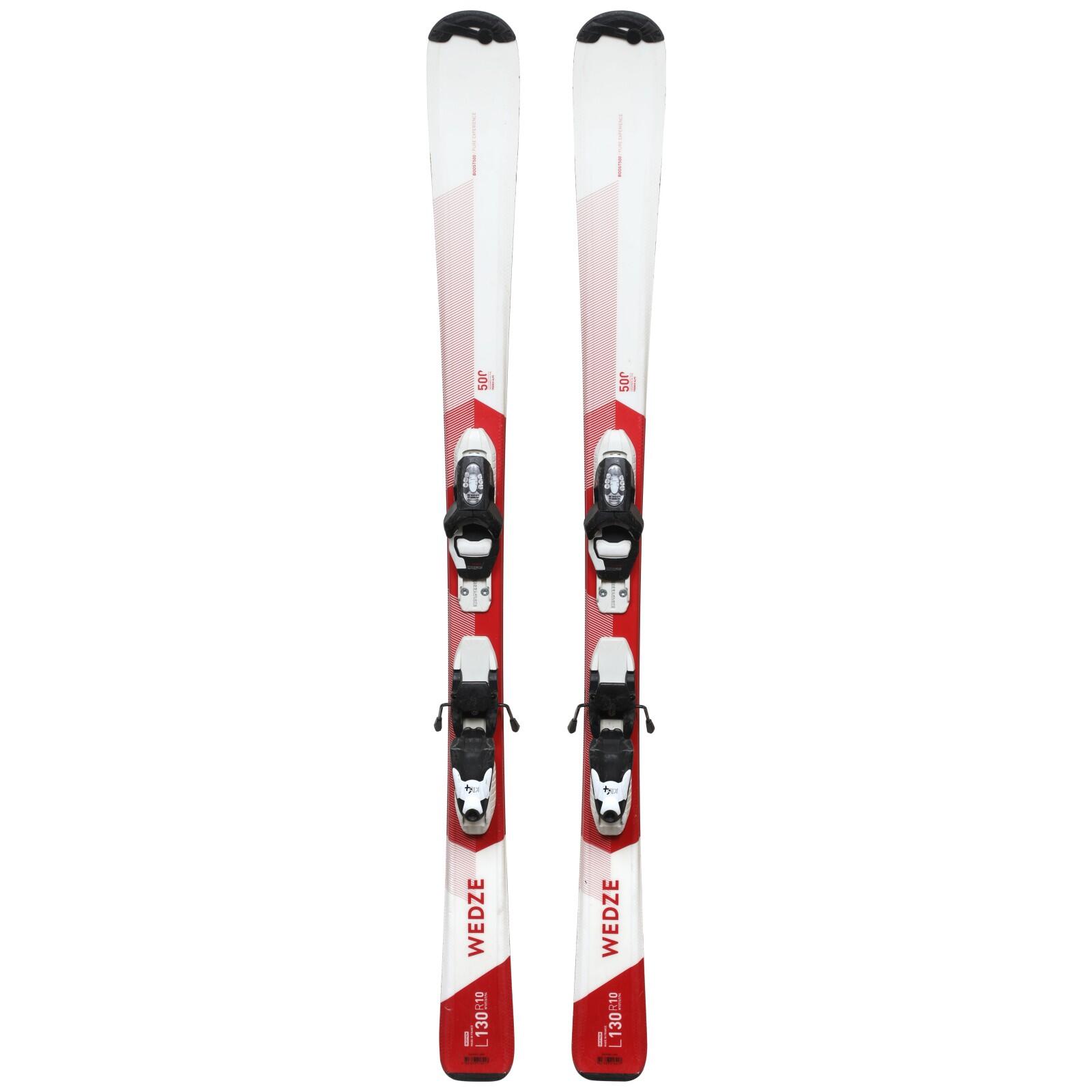 RECONDITIONNE - Ski Junior Wedze Boost 500 + Fixations 2/4