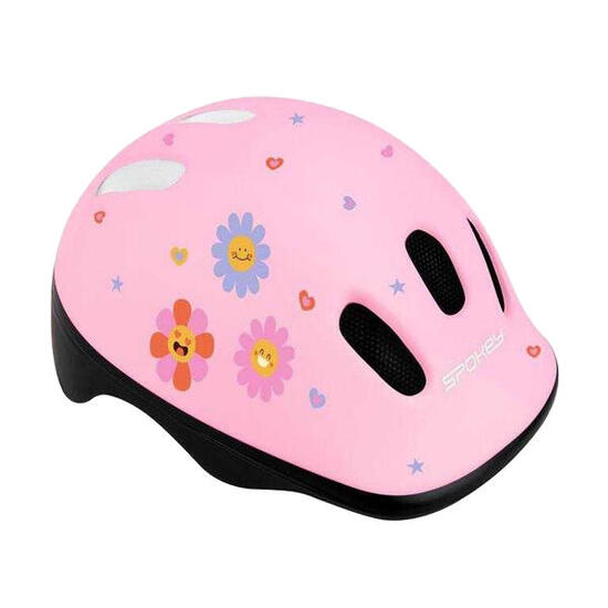 Casque De Vélo Motif/style Floral FUN Enfant (Rose)