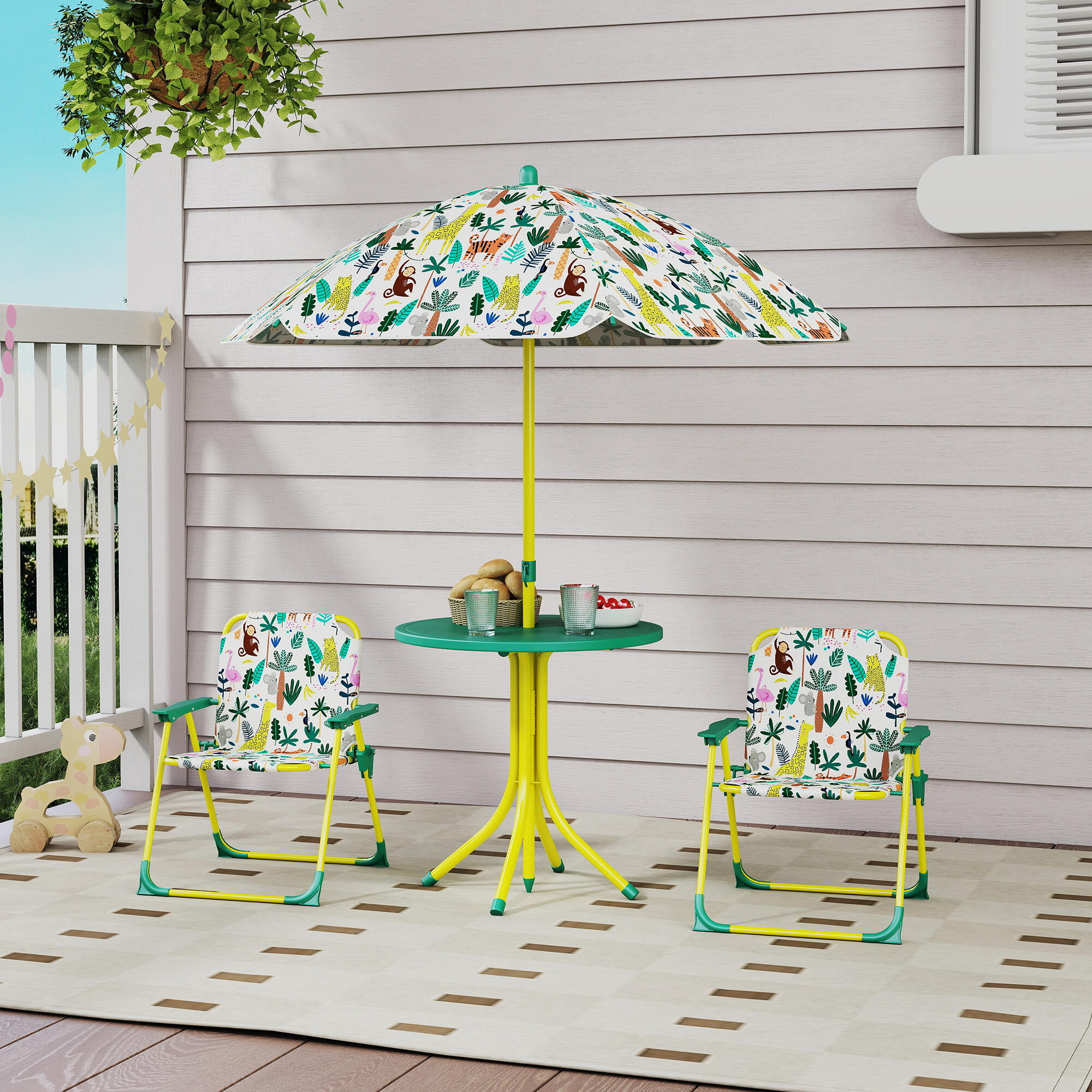 Conjunto Infantil Jardín AIYAPLAY 49.5x49.5x50 cm Verde 2/5