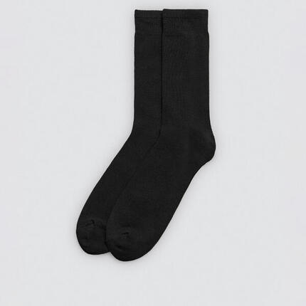 Lot de 3 chaussettes basiques noires en bambou