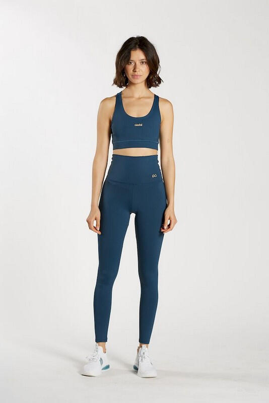 Top Fitness Mujer Ditchil Sport Elegant Azul Petróleo 4/7