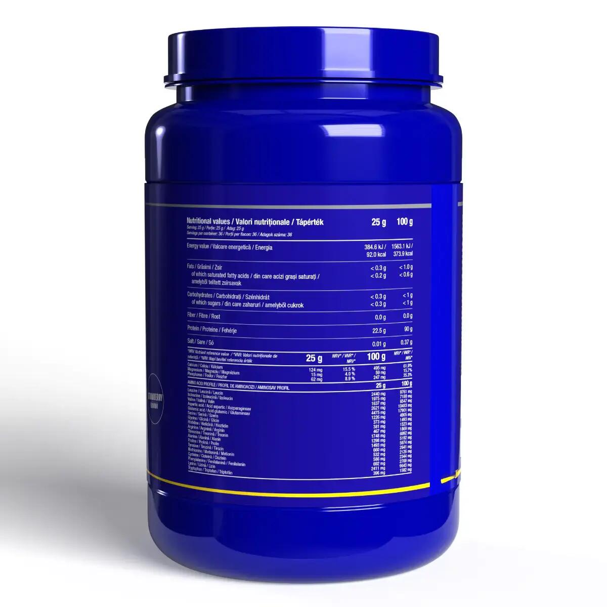 Izolat proteic din zer +90% proteine, WPI, Căpșuni, 900g 2/4