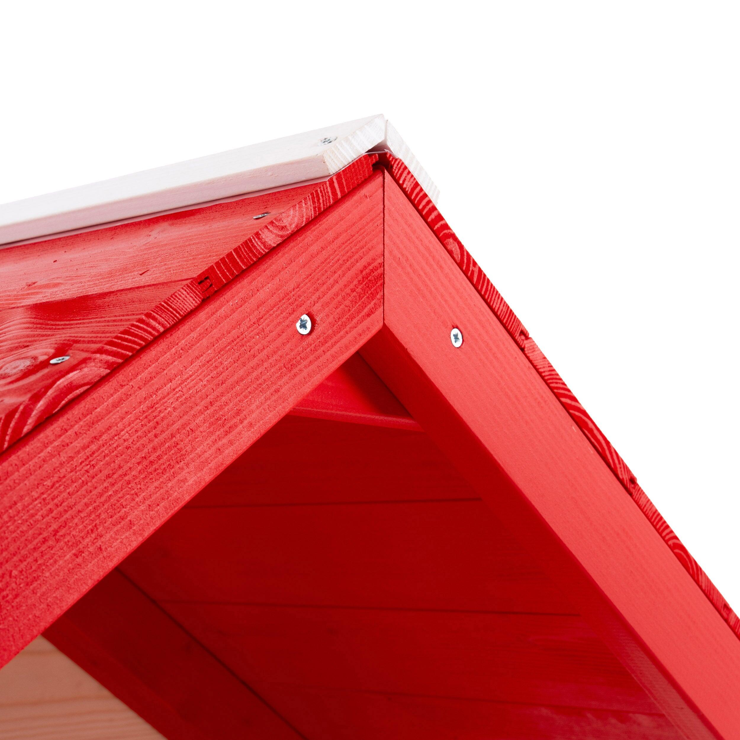 Maisonnette sur pilotis, glissière, 2 balançoires COQUELICOT bois FSC® 5/5