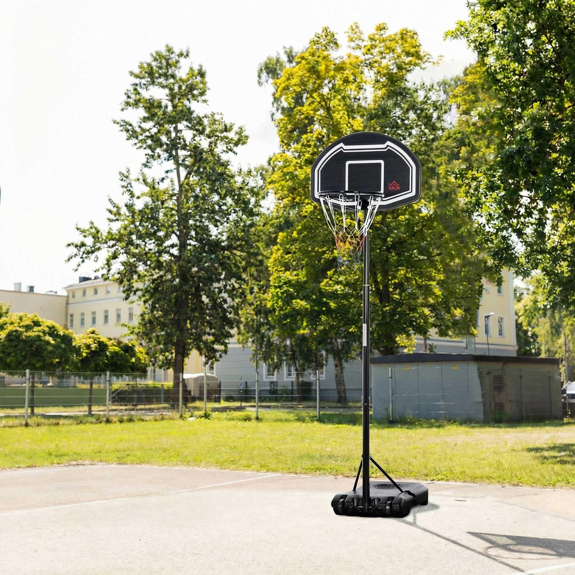 Tabela de Basquetebol HOMCOM Preto 2/5