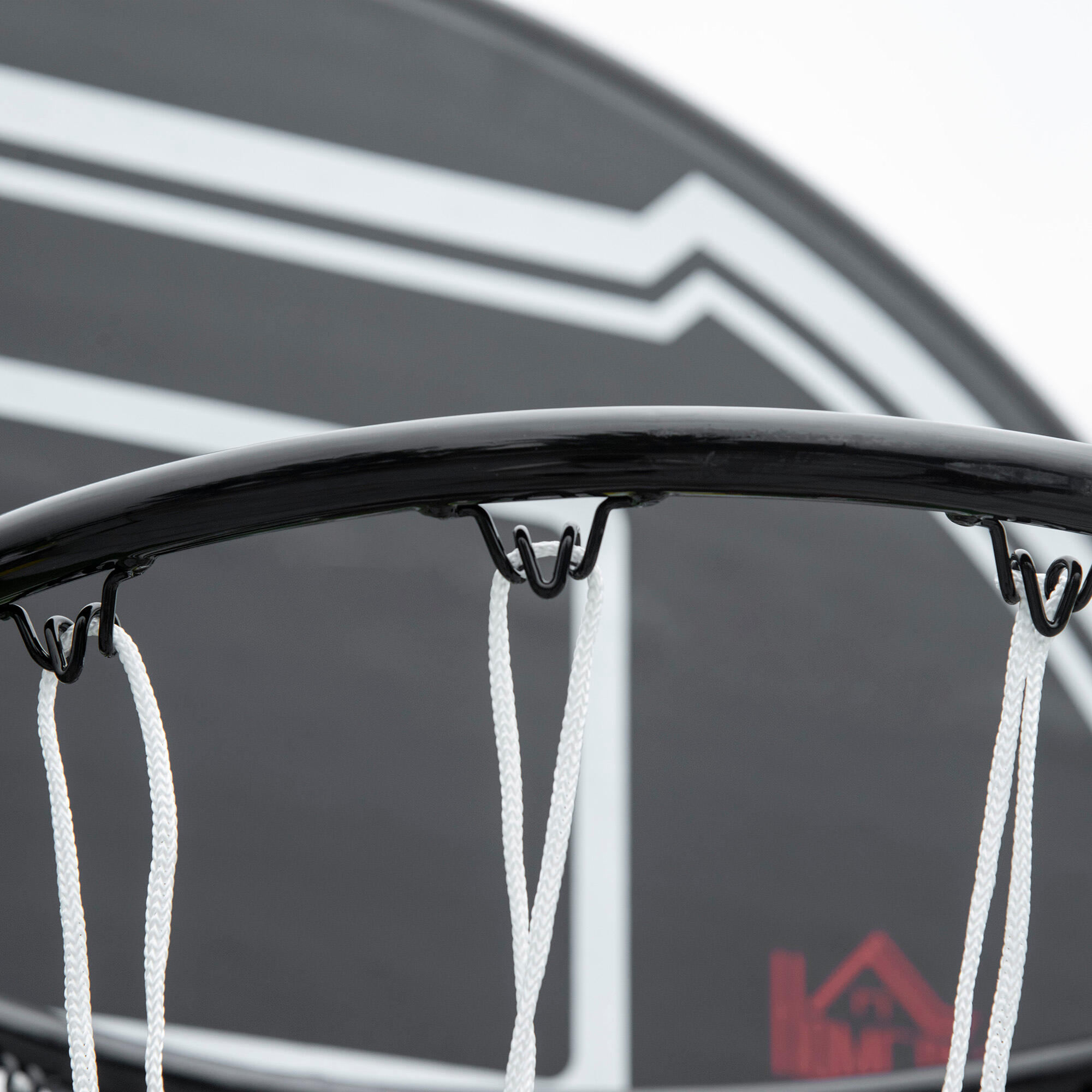 Tabela de Basquetebol HOMCOM Preto 5/5
