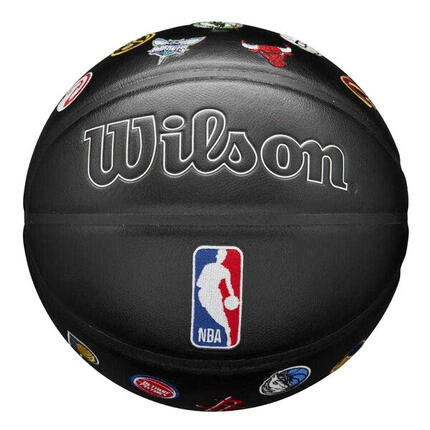 Ballon De Basket Motif/style NBA ALL TEAM PREMIERE (Noir) Taille 7