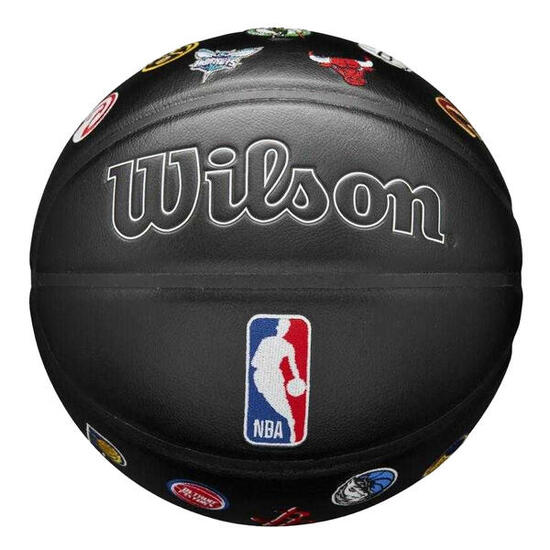 Ballon De Basket Motif/style NBA ALL TEAM PREMIERE (Noir) Taille 7