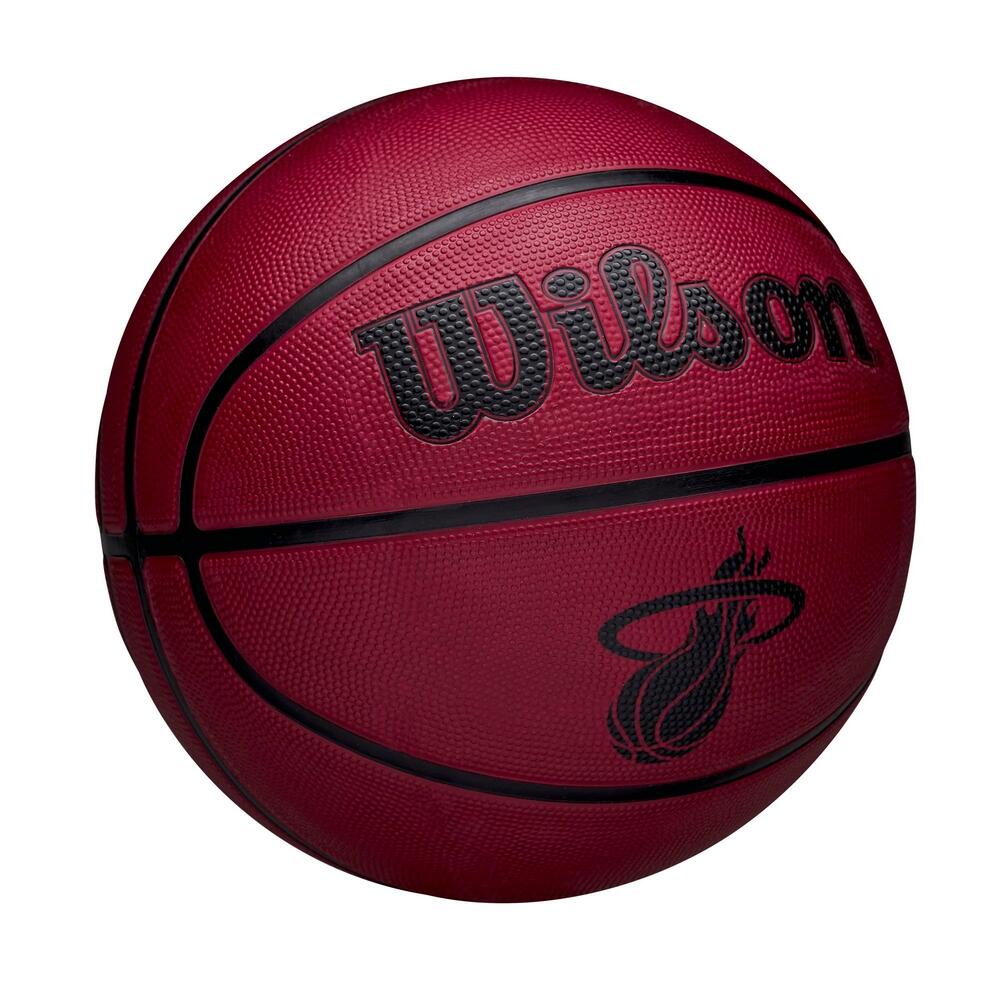Ballon De Basket Motif/style Miami Heat NBA TEAM TRIBUTE SOLID (Rouge) Taille 5 3/3