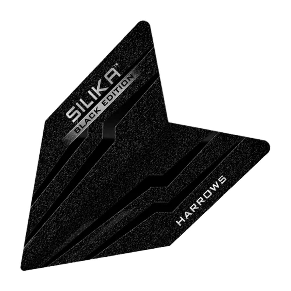 Plumas de Dardos Silika Diseño Velos Packs de 3 Negro 2/2