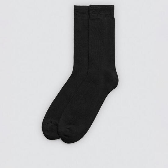 Lot de 3 chaussettes basiques noires en bambou