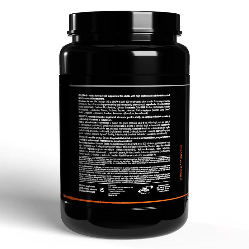 Mix proteic pentru creștere rapidă, GFX-8, Vanilie, 1500g