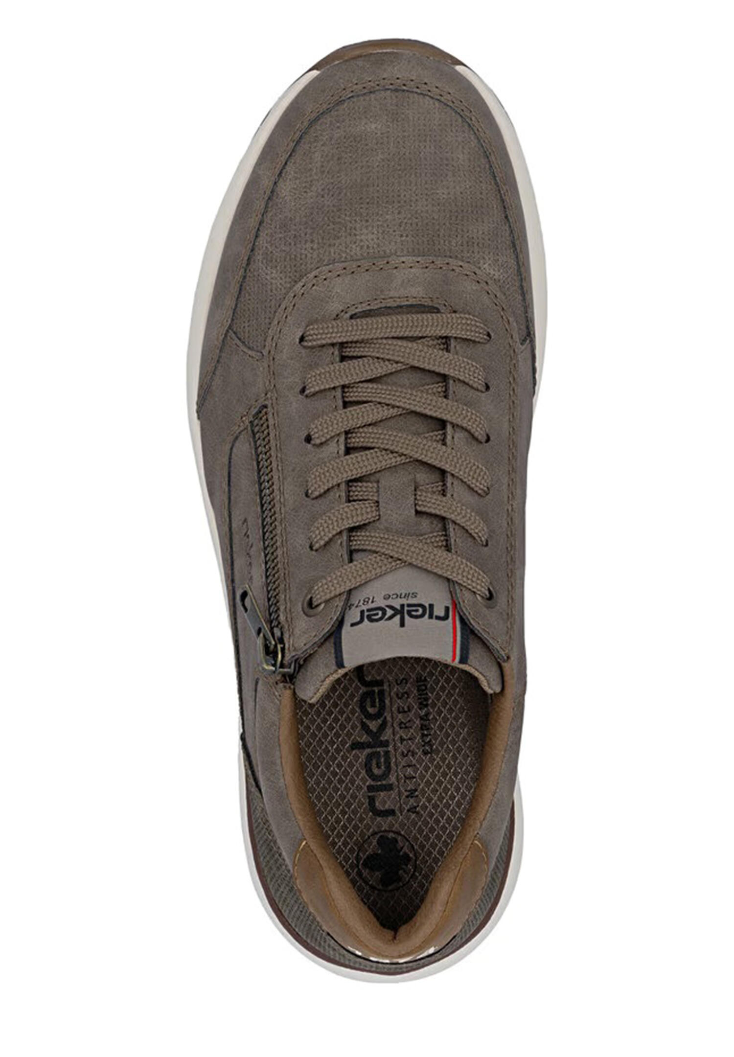 Rieker Herren Sneaker Low Schuhe Foamtech Komfort 11504-64 Beige 5/5